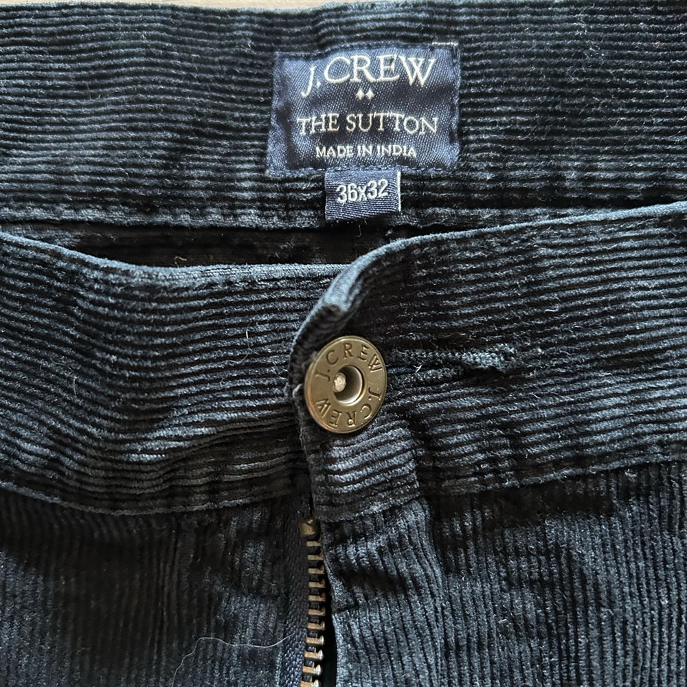 Charcoal men’s Corduroy Pants - Picture 2 of 3
